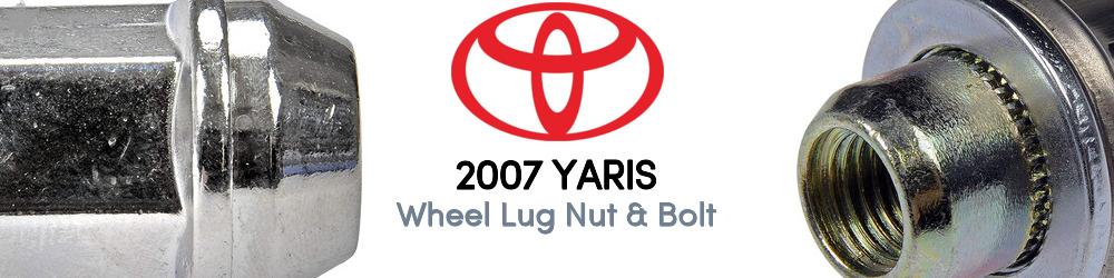 2007 Toyota Yaris Wheel Lug Nut & Bolt - PartsAvatar
