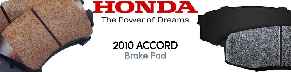 Discover 2010 Honda Accord Brake Pad For Your Vehicle