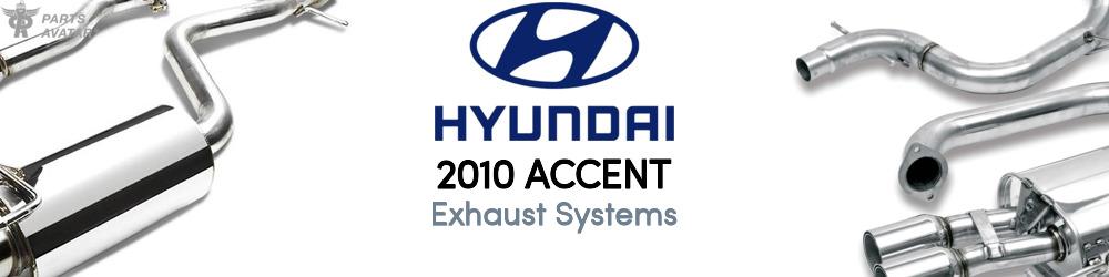 2010 Hyundai Accent Exhaust Systems - PartsAvatar