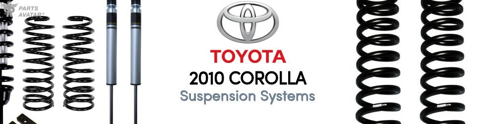 2010 Toyota Corolla Suspension Systems - PartsAvatar