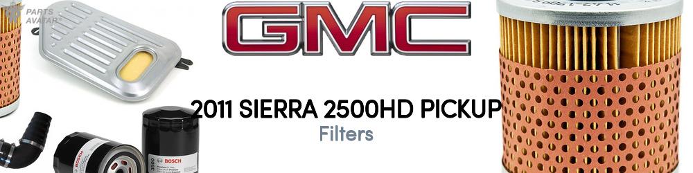 Discover 2011 GMC Sierra 2500HD Filters For Your Vehicle