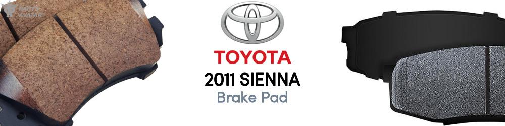 Discover 2011 Toyota Sienna Brake Pad For Your Vehicle
