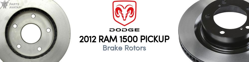 2012 Dodge Ram 1500 Brake Rotors - PartsAvatar