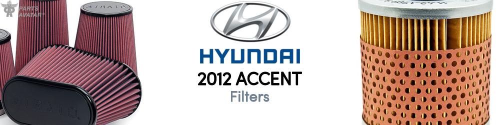Discover 2012 Hyundai Accent Filters For Your Vehicle