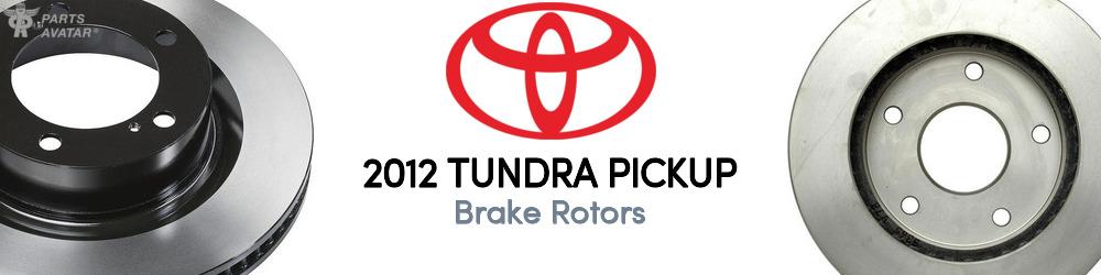 2012 Toyota Tundra Brake Rotors - PartsAvatar