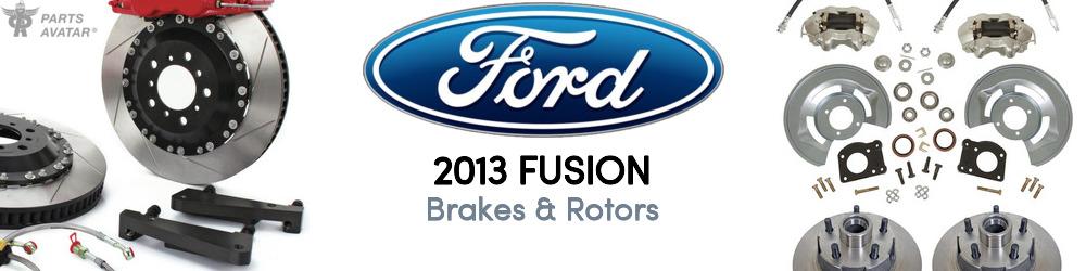 2013 Ford Fusion Brakes & Rotors - PartsAvatar