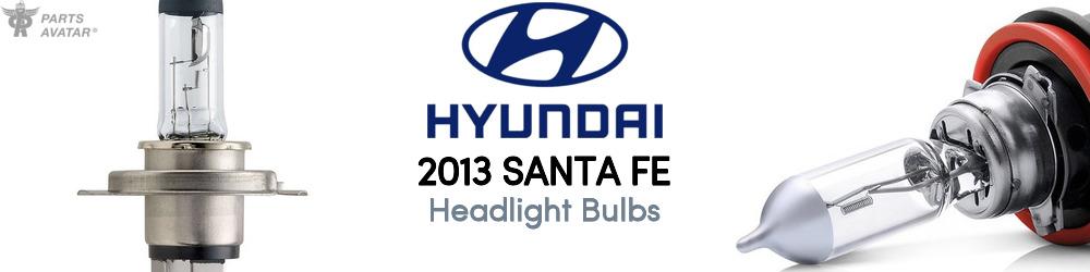 2013 Hyundai Santa Fe Headlight Bulbs - PartsAvatar Headlight Bulb For 2013 Hyundai Santa Fe