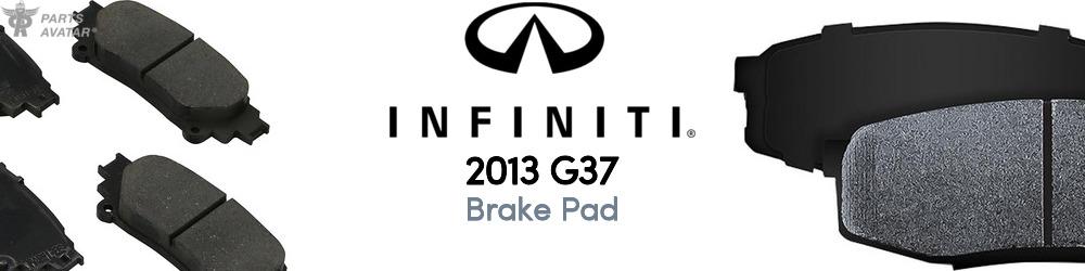Discover 2013 Infiniti G37 Brake Pad For Your Vehicle