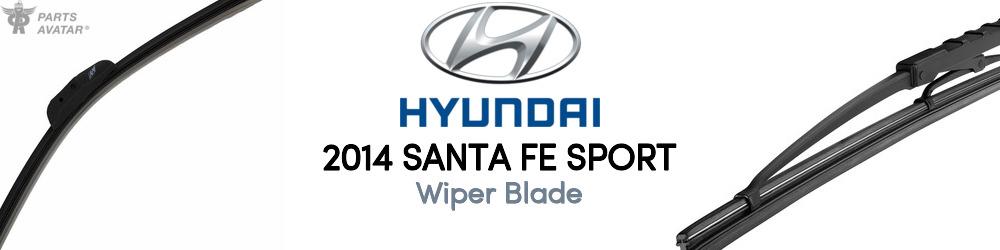 2014 Hyundai Santa Fe Sport Wiper Blade - PartsAvatar 2014 Hyundai Santa Fe Wiper Blades Replacement