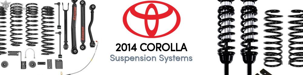 2014 Toyota Corolla Suspension Systems - PartsAvatar