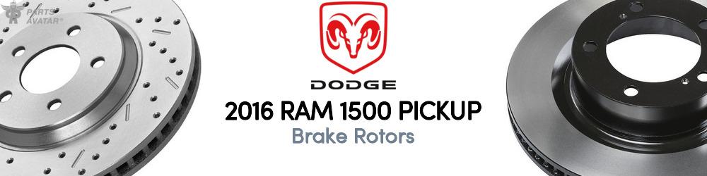 Discover 2016 Dodge Ram 1500 Brake Rotors For Your Vehicle