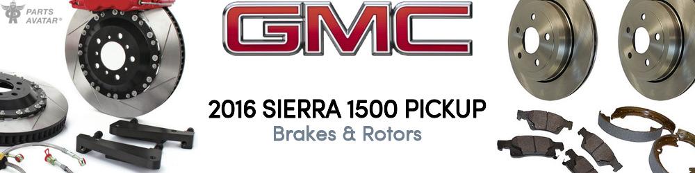 2016 GMC Sierra 1500 Brakes & Rotors - PartsAvatar
