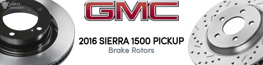 2016 GMC Sierra 1500 Brake Rotors - PartsAvatar