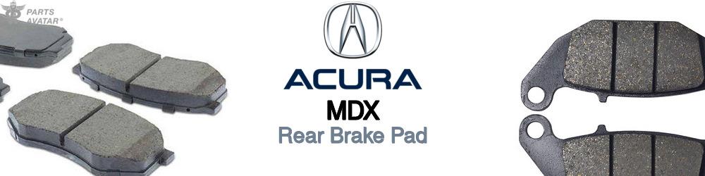 Discover Acura Mdx Rear Brake Pads For Your Vehicle