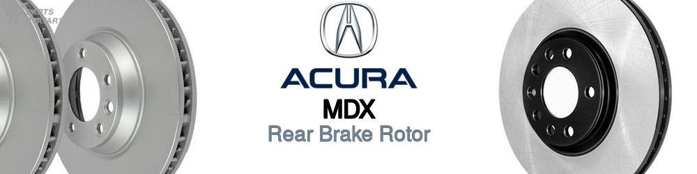 Discover Acura Mdx Rear Brake Rotors For Your Vehicle