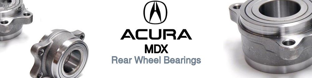Discover Acura Mdx Rear Wheel Bearings For Your Vehicle