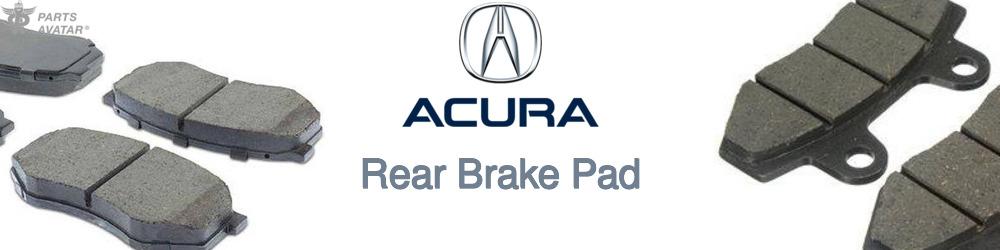 Discover Acura Rear Brake Pads For Your Vehicle