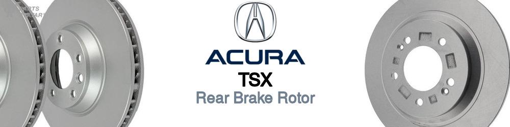 Discover Acura Tsx Rear Brake Rotors For Your Vehicle