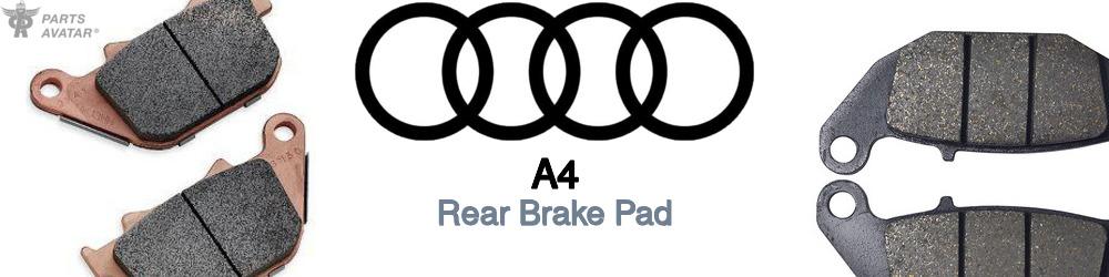 Discover Audi A4 Rear Brake Pads For Your Vehicle