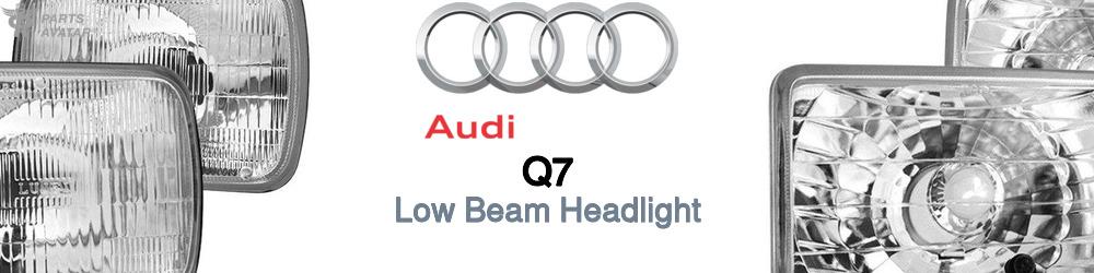Discover Audi Q7 Low Beam Bulbs For Your Vehicle