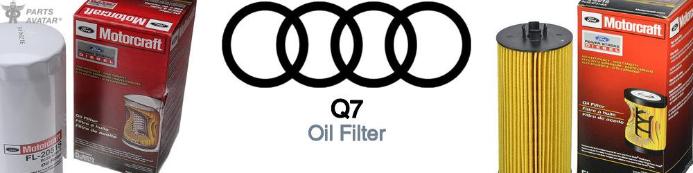 Discover Audi Q7 Engine Oil Filters For Your Vehicle