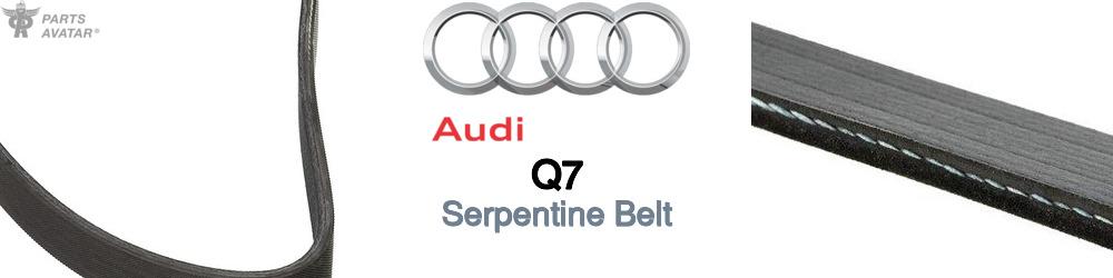 Discover Audi Q7 Serpentine Belts For Your Vehicle
