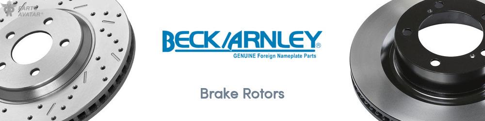 Discover Beck/Arnley Brake Rotors For Your Vehicle