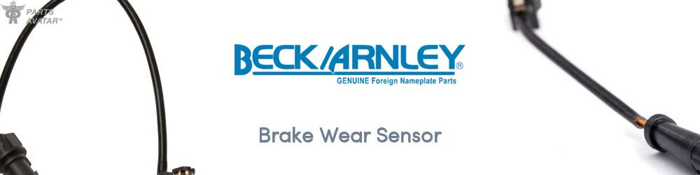 Discover Beck/Arnley Brake Wear Sensor For Your Vehicle