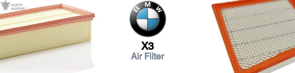 Discover BMW X3 Engine Air Filters For Your Vehicle
