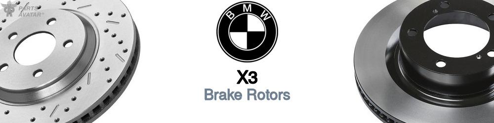 Discover BMW X3 Brake Rotors For Your Vehicle