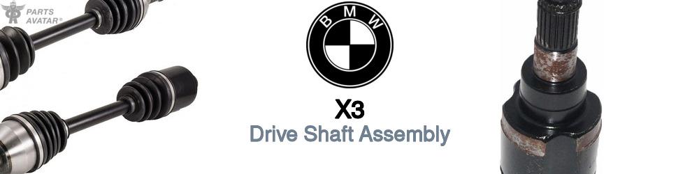 BMW X3 Drive Shaft Assembly