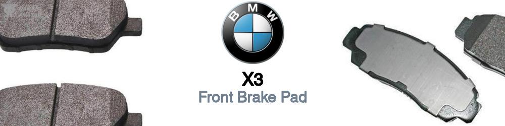 Discover BMW X3 Front Brake Pads For Your Vehicle