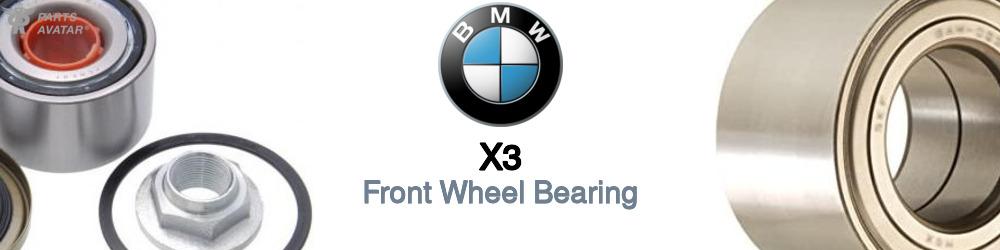 Discover BMW X3 Front Wheel Bearings For Your Vehicle