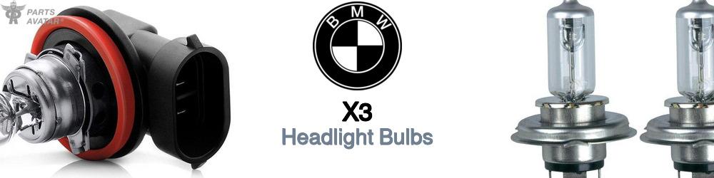 Discover BMW X3 Headlight Bulbs For Your Vehicle