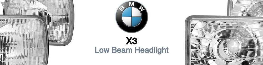 Discover BMW X3 Low Beam Bulbs For Your Vehicle