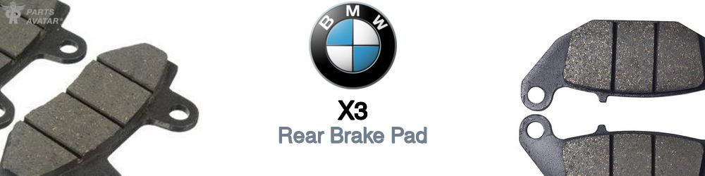 Discover BMW X3 Rear Brake Pads For Your Vehicle