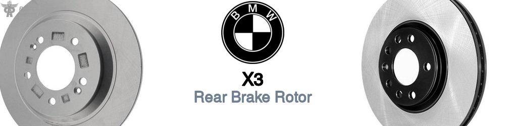 Discover BMW X3 Rear Brake Rotors For Your Vehicle