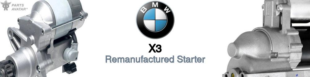 Discover BMW X3 Starter Motors For Your Vehicle