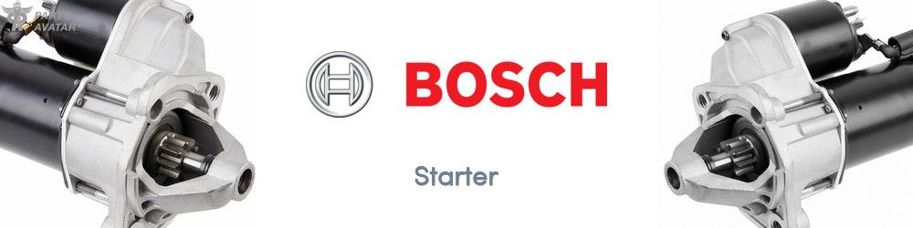 Discover Bosch Starter For Your Vehicle