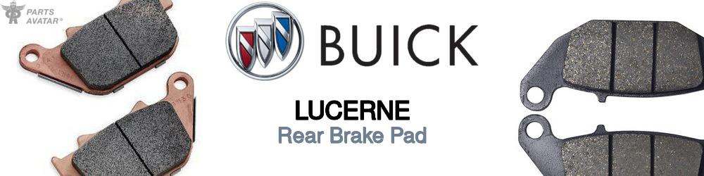 Discover Buick Lucerne Rear Brake Pads For Your Vehicle