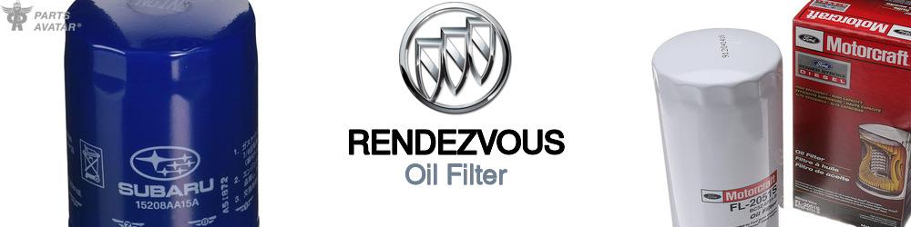 Discover Buick Rendezvous Engine Oil Filters For Your Vehicle