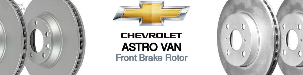 Discover Chevrolet Astro van Front Brake Rotors For Your Vehicle