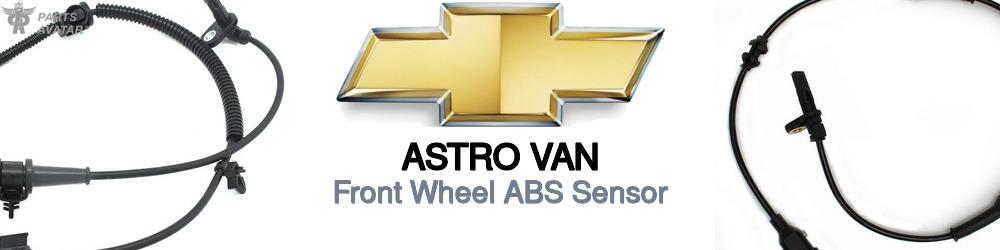 Discover Chevrolet Astro van ABS Sensors For Your Vehicle