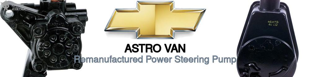 Discover Chevrolet Astro van Power Steering Pumps For Your Vehicle