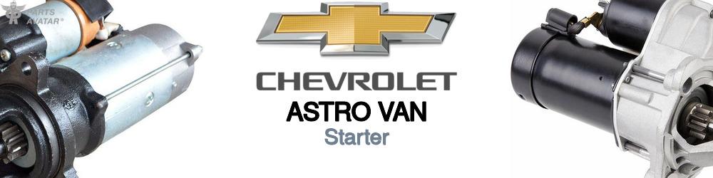 Discover Chevrolet Astro van Starters For Your Vehicle