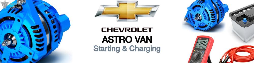 Discover Chevrolet Astro van Starting & Charging For Your Vehicle