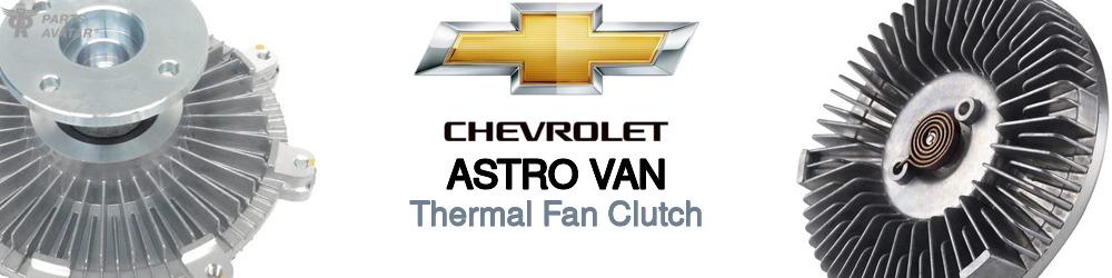 Discover Chevrolet Astro van Fan Clutches For Your Vehicle
