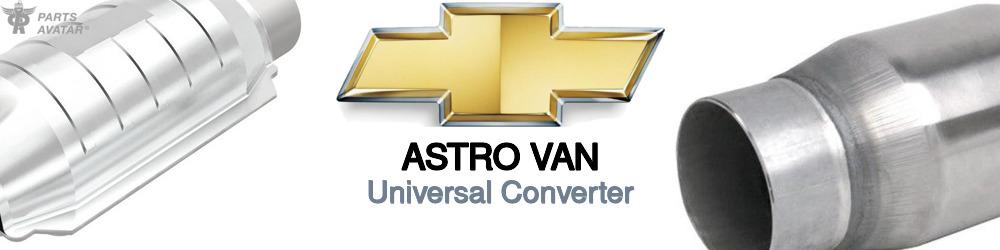 Discover Chevrolet Astro van Universal Catalytic Converters For Your Vehicle