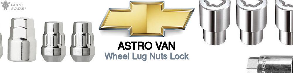 Discover Chevrolet Astro van Wheel Lug Nuts Lock For Your Vehicle