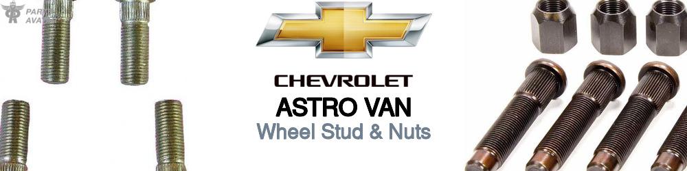 Discover Chevrolet Astro van Wheel Studs For Your Vehicle
